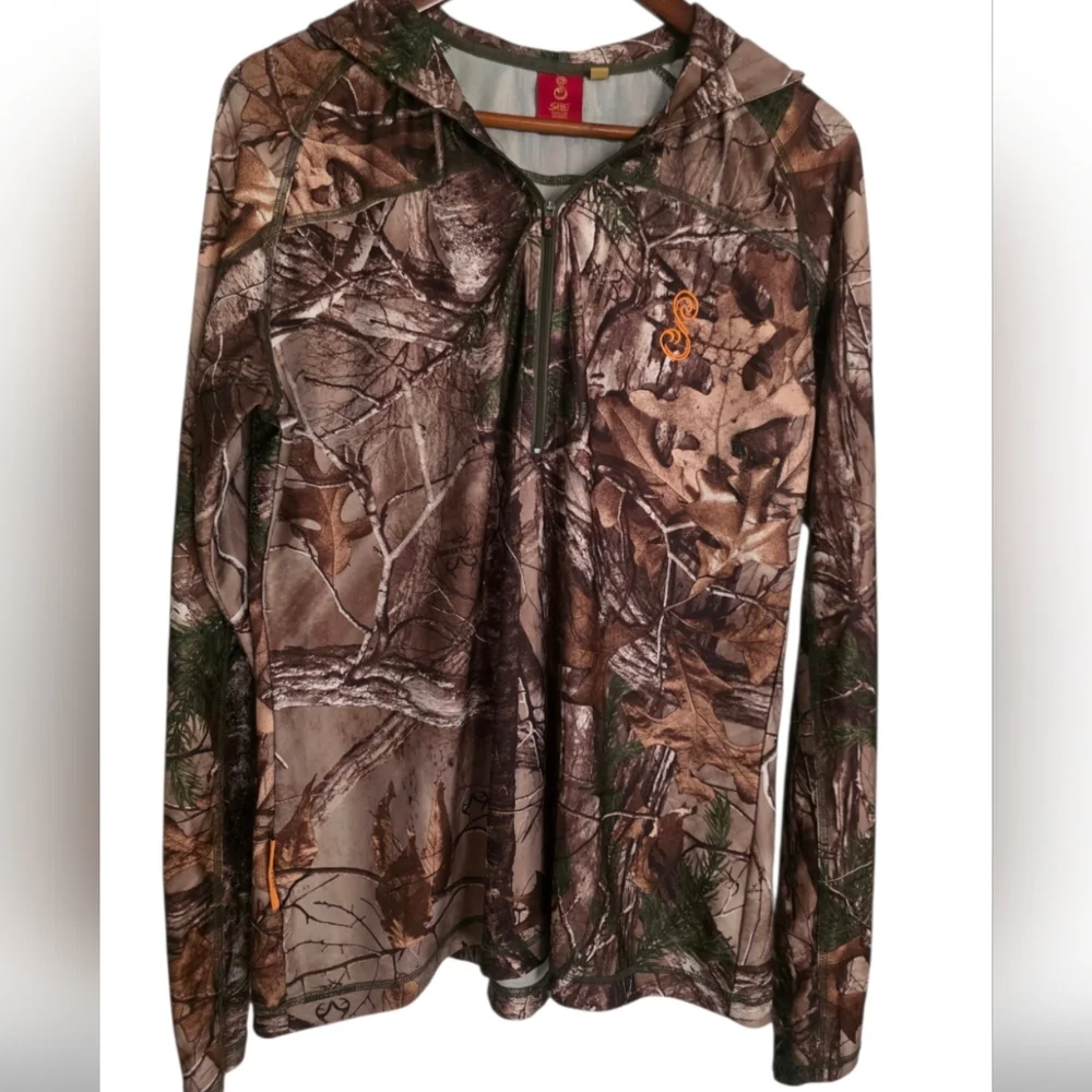 SHE Realtree Camouflage Silky Smooth Pullover Hoodie Women's XL - Picture 2 of 6